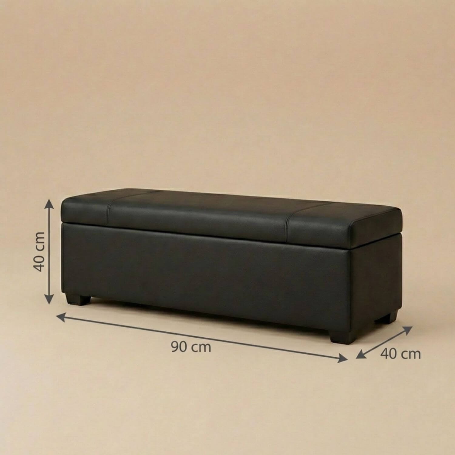 Pouf coffre de rangement design | Nomaï