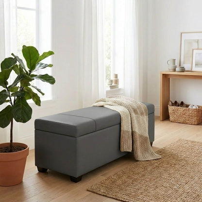 Pouf coffre de rangement design | Nomaï
