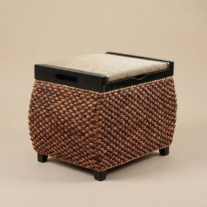 Pouf coffre en bois | Nomaï Café