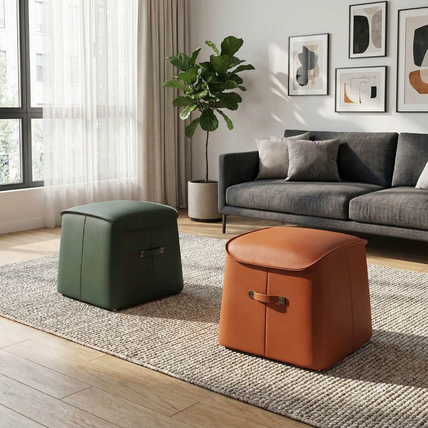 Pouf contemporain design | Nomaï