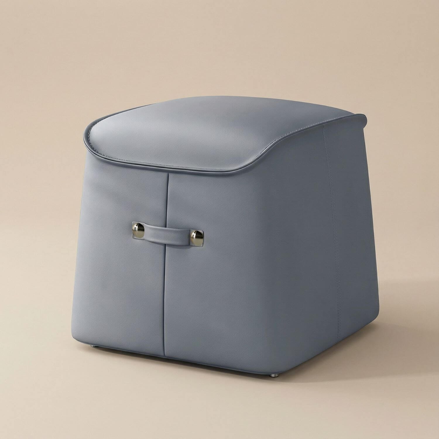 Pouf contemporain design | Nomaï Gris clair