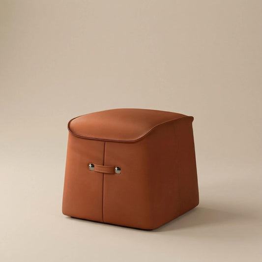 Pouf contemporain design | Nomaï Marron