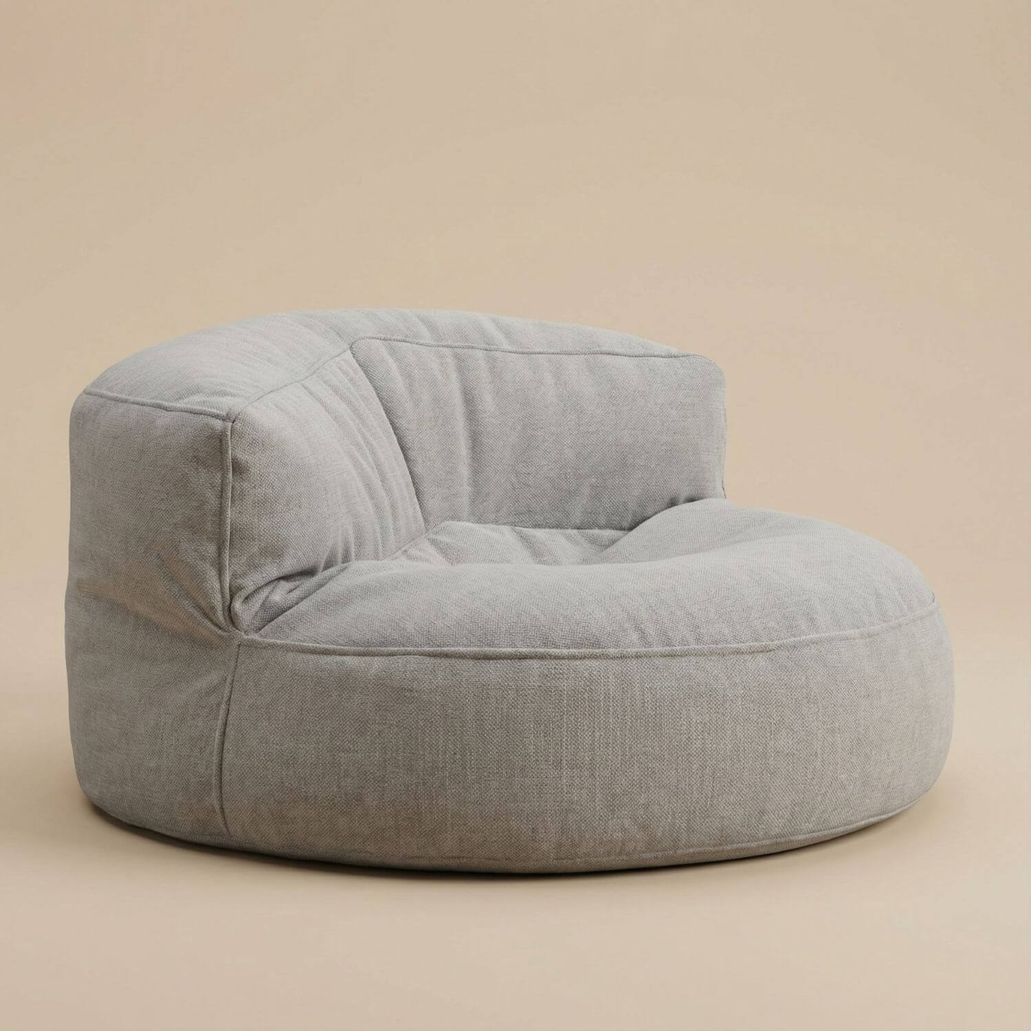Pouf cosy salon | Nomaï Gris clair