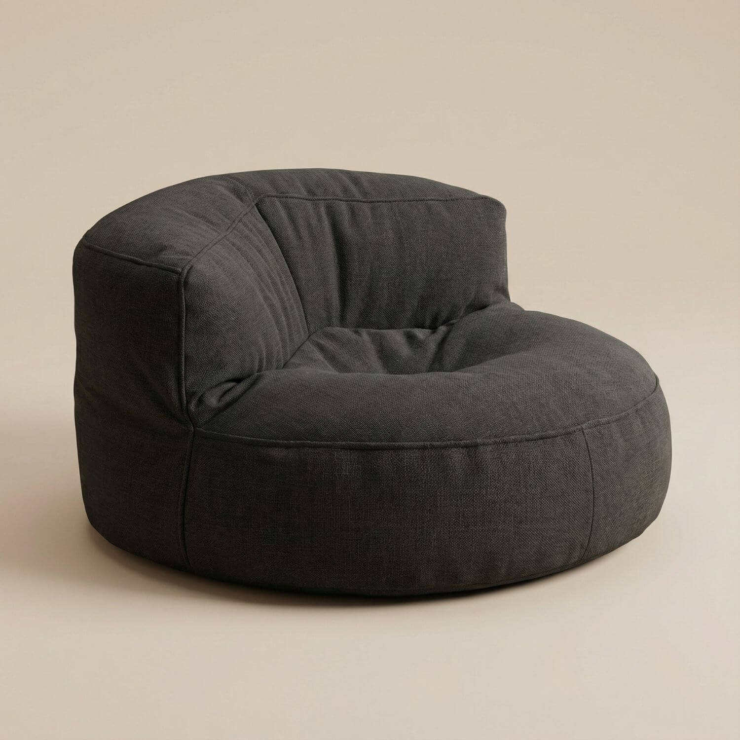 Pouf cosy salon | Nomaï Gris sombre