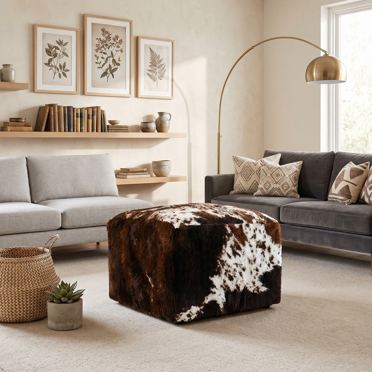 pouf-cube-faux-fur-vache Nomaï