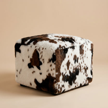 pouf-cube-faux-fur-vache Nomaï