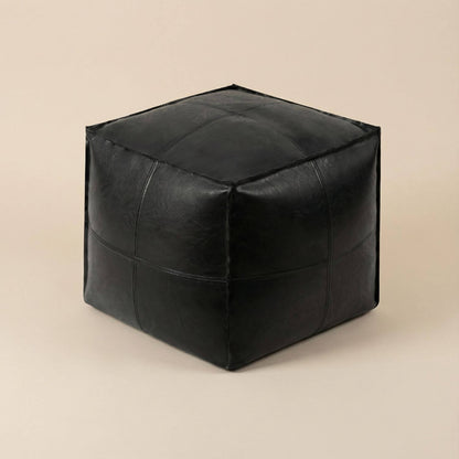Pouf cube marocain | Nomaï Noir
