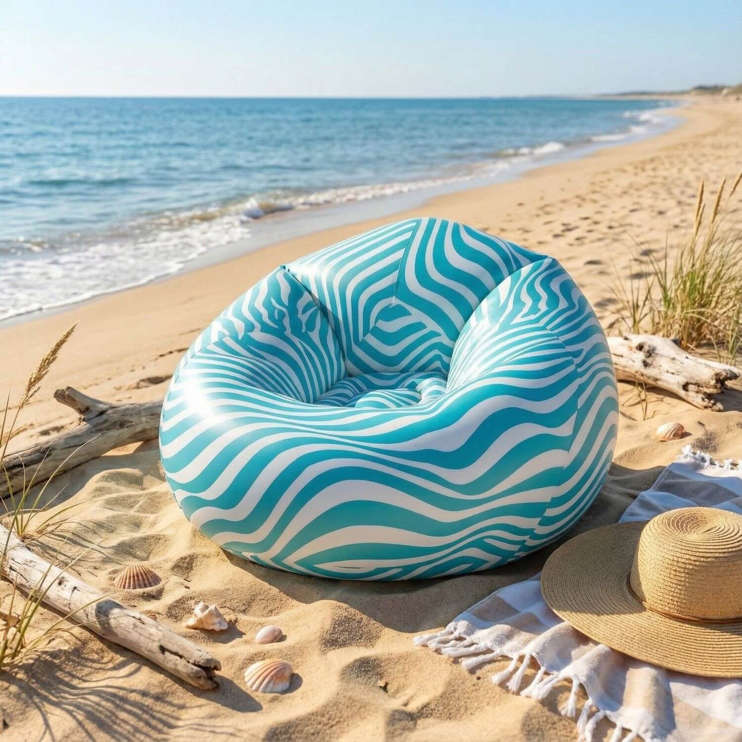 Pouf de jardin gonflable | Nomaï