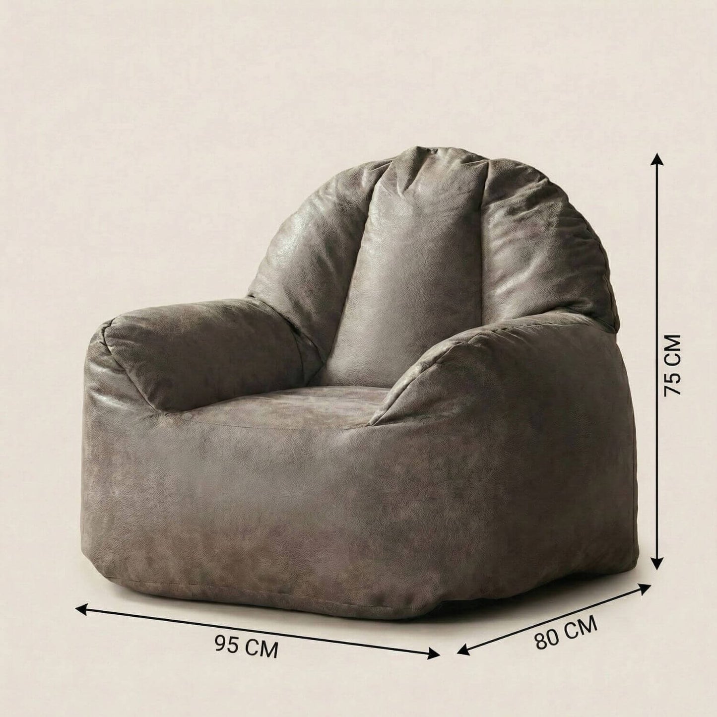 Pouf en cuir premium | Nomaï