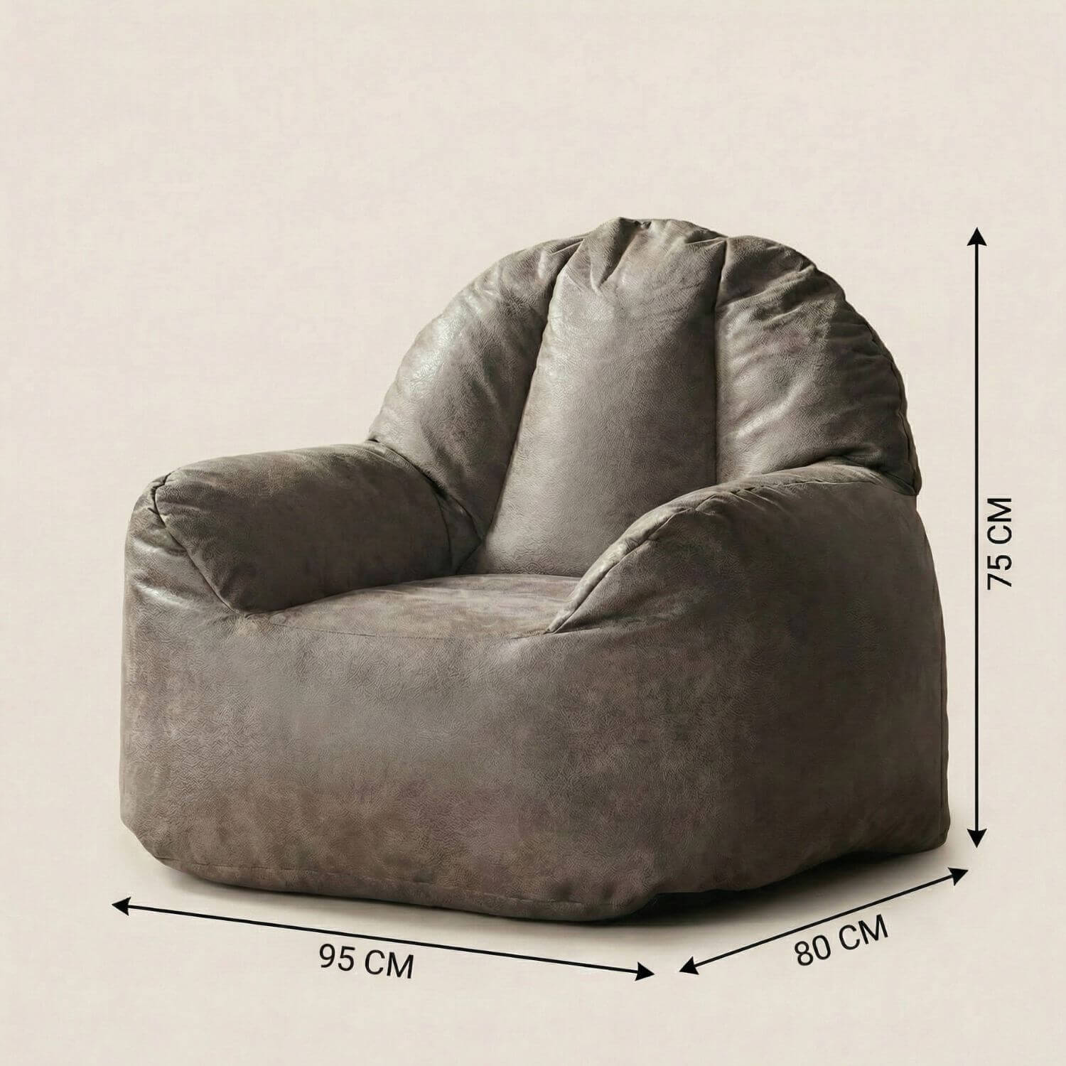 Pouf en cuir premium | Nomaï