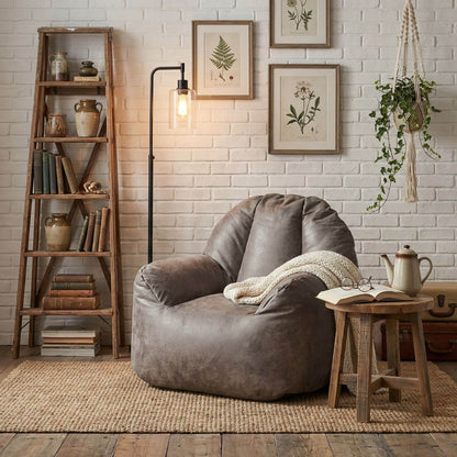 Pouf en cuir premium | Nomaï