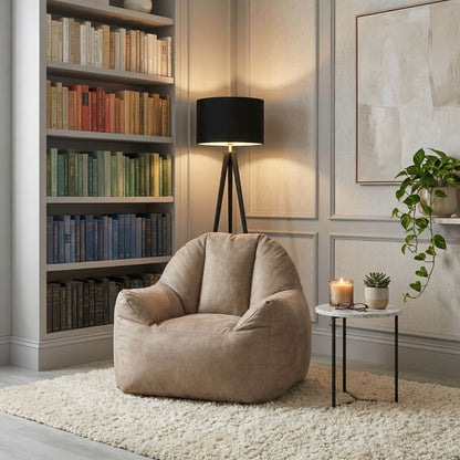 Pouf en cuir premium | Nomaï