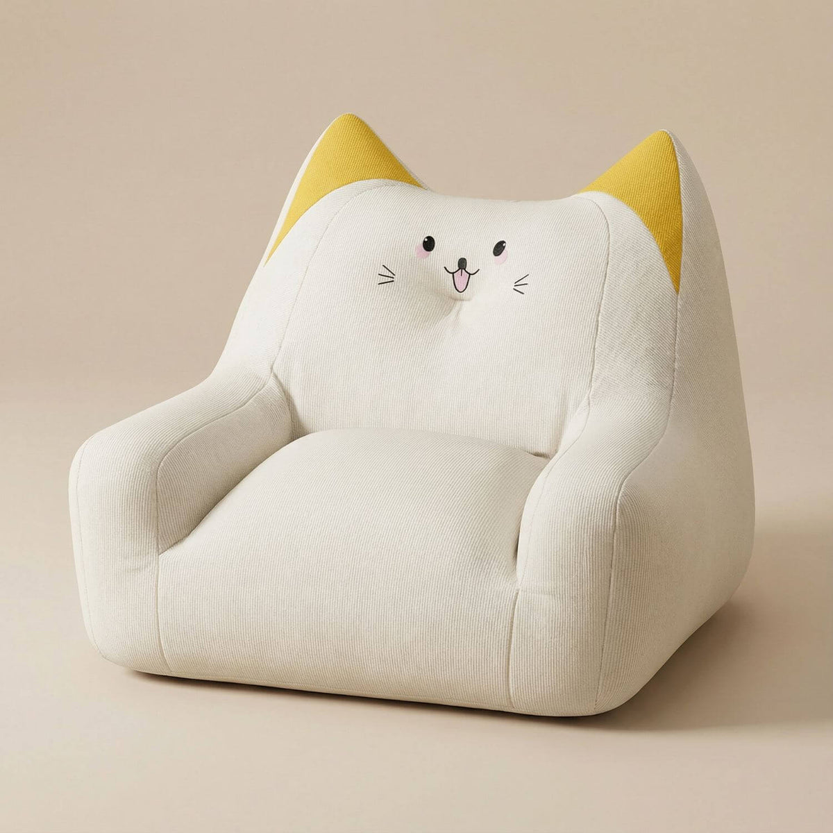 Pouf enfant bouclette | Nomaï Blanc J