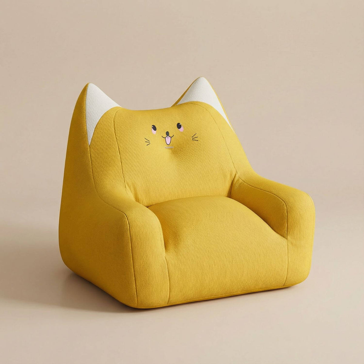 Pouf enfant bouclette | Nomaï Jaune