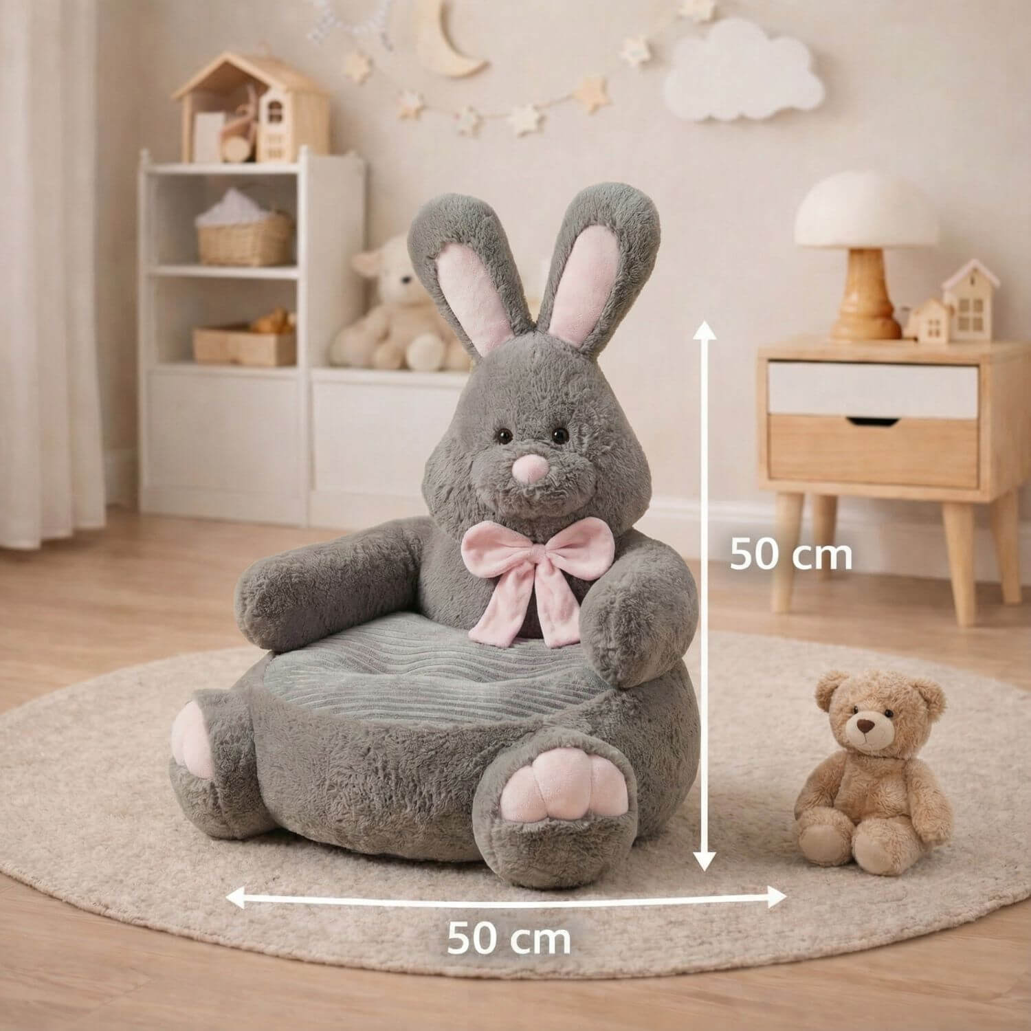 Pouf enfant chambre | Nomaï Lapin