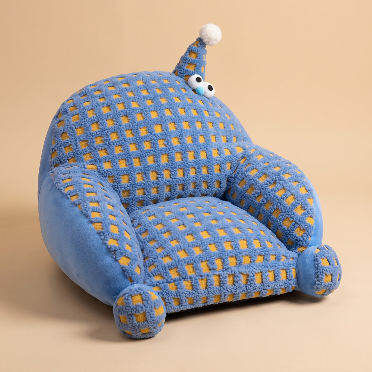 MINI | Pouf enfant peluche au sol | Nomaï – image 2