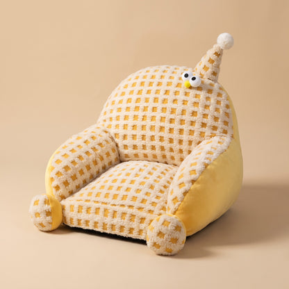 MINI | Pouf enfant peluche au sol | Nomaï – image 4