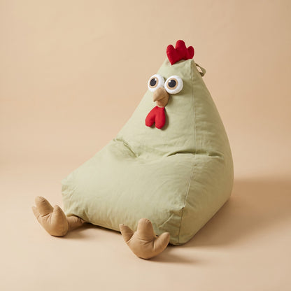 MINI | Pouf enfant poussin coton | Nomaï – image 2