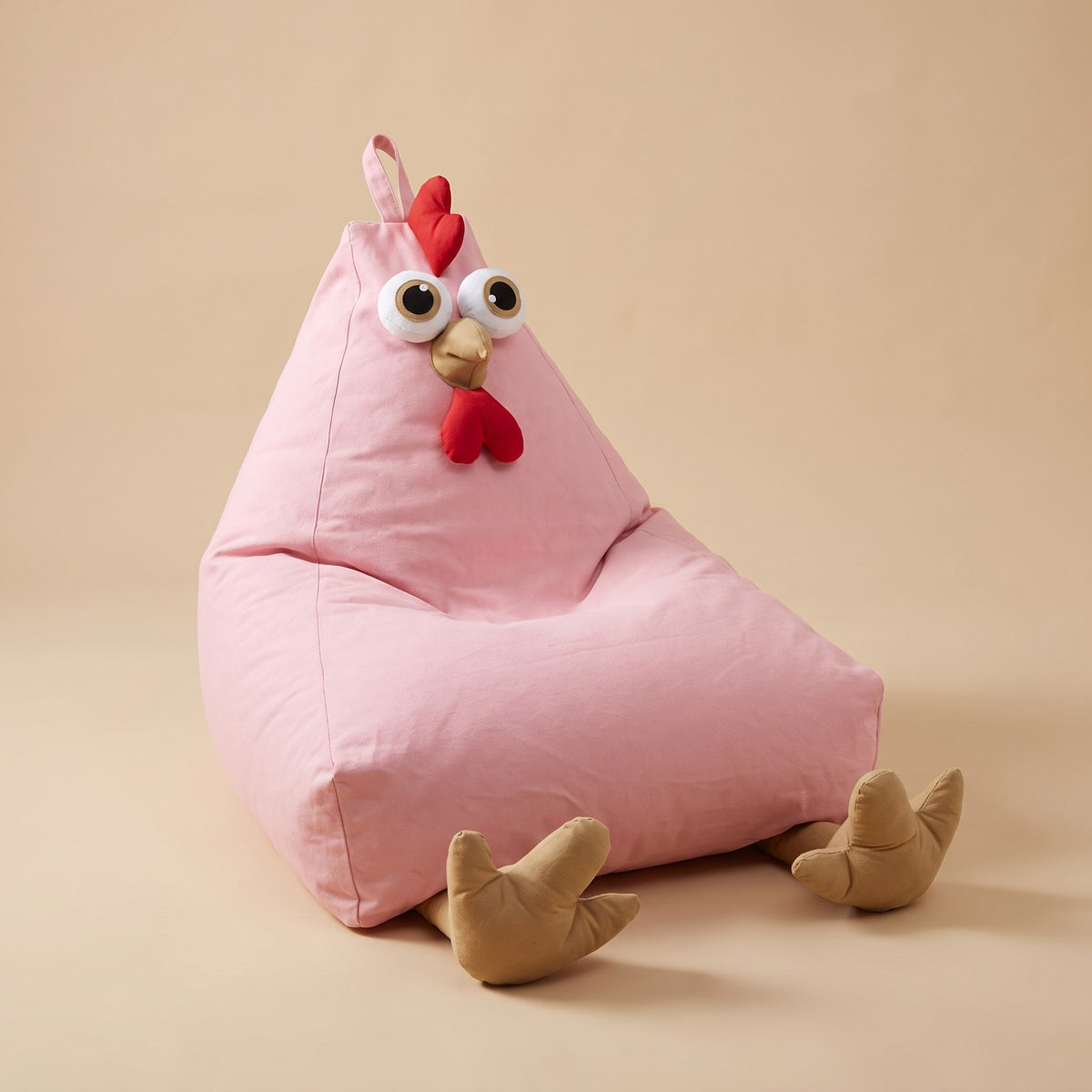 MINI | Pouf enfant poussin coton | Nomaï – image 3