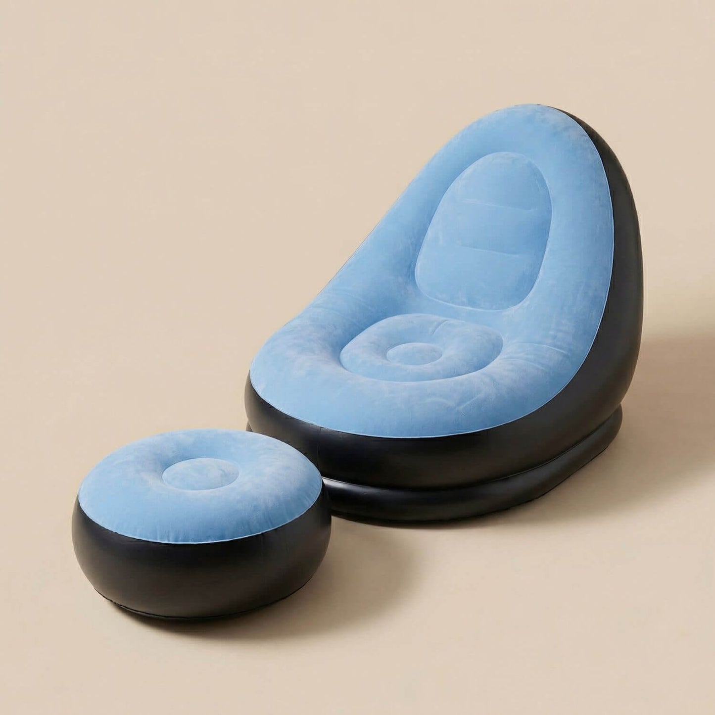 Pouf extérieur gonflable | Nomaï Bleu