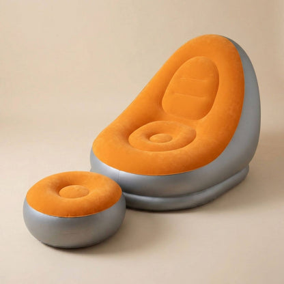 Pouf extérieur gonflable | Nomaï Orange