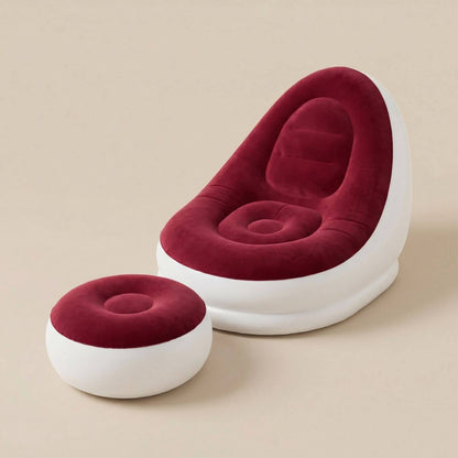Pouf extérieur gonflable | Nomaï Rouge