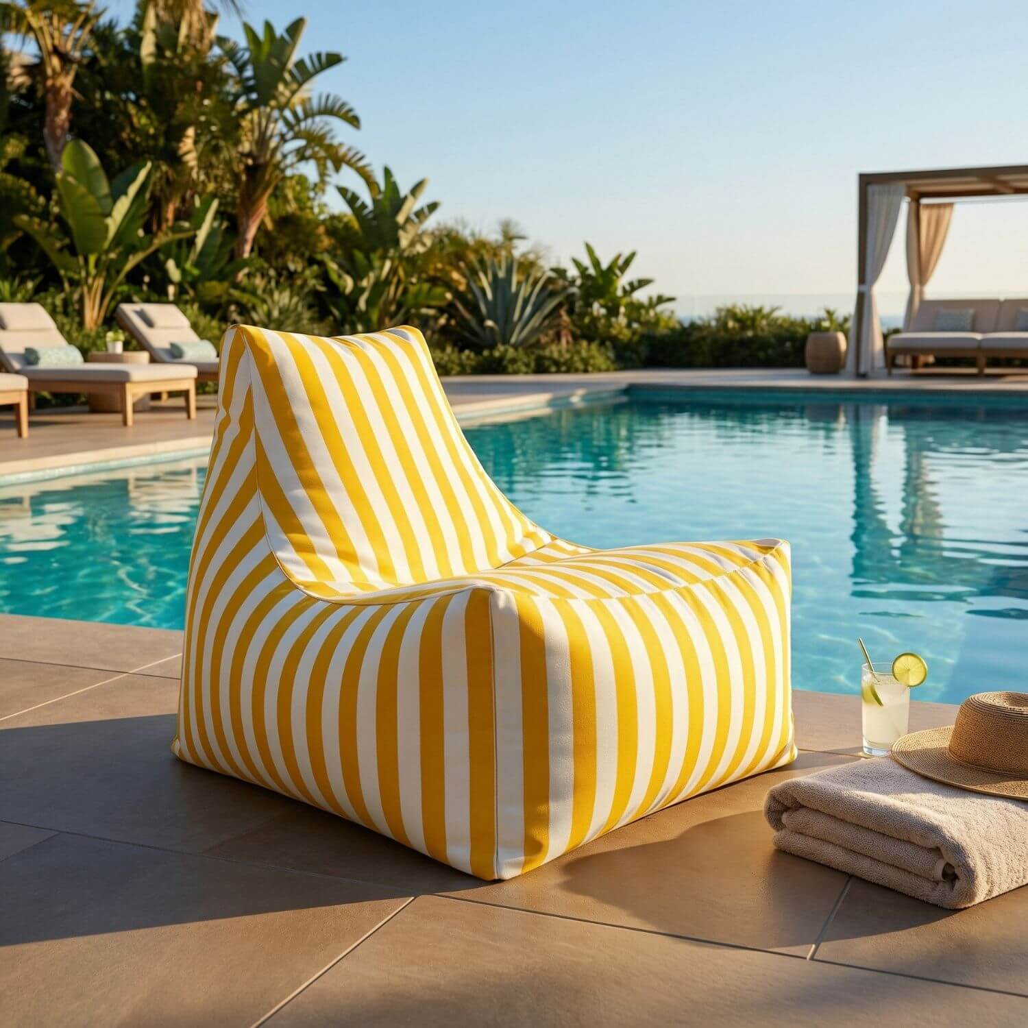 Pouf extérieur jardin | Nomaï