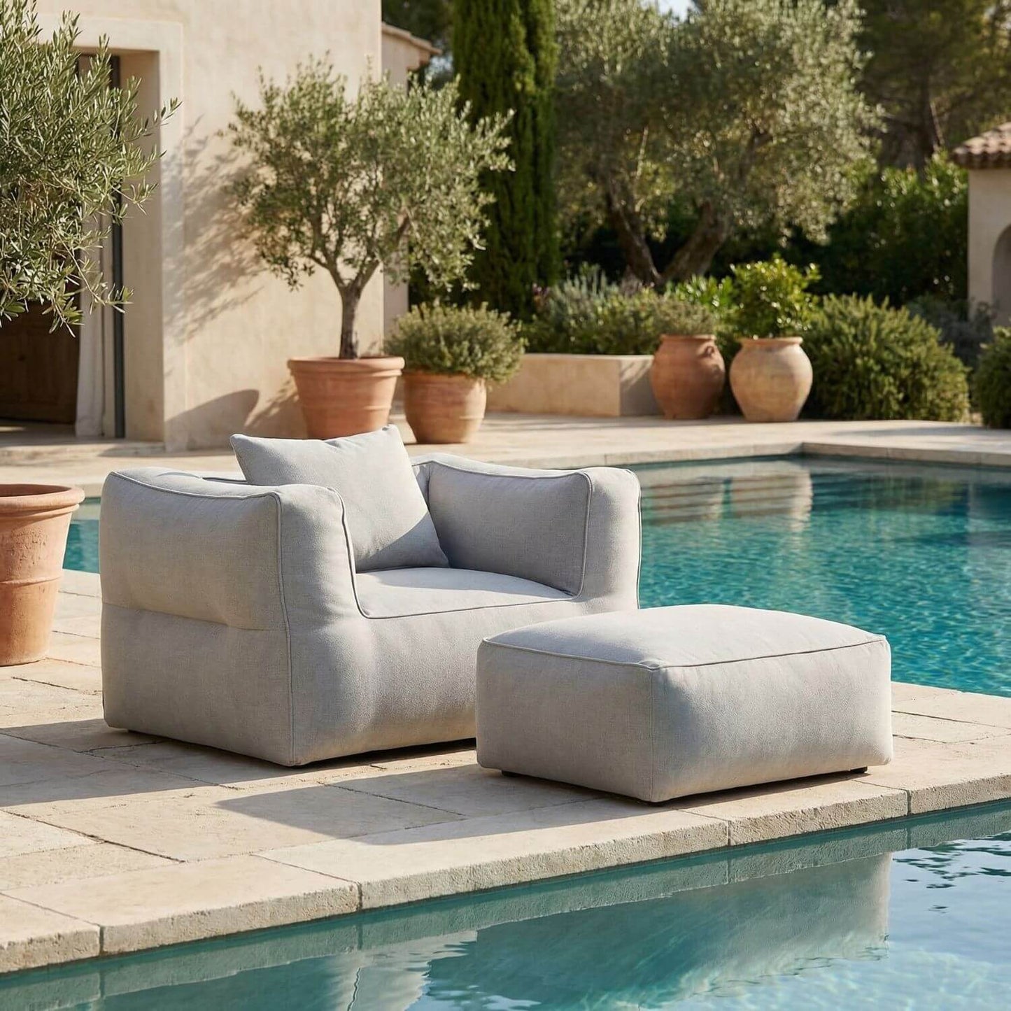 Pouf extérieur pour piscine | Nomaï