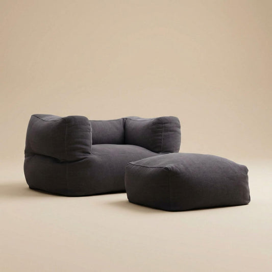 Pouf extérieur pour piscine | Nomaï Gris foncé