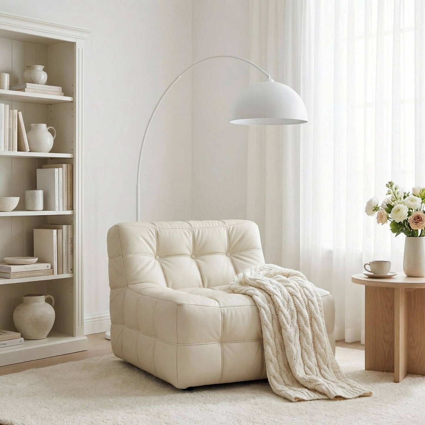 Pouf fauteuil élégant | Nomaï