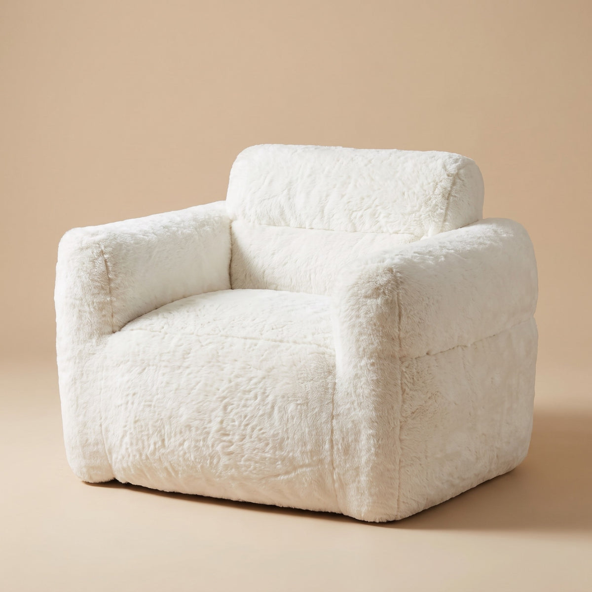 AURA | Pouf fauteuil faux fur hivernal | Nomaï