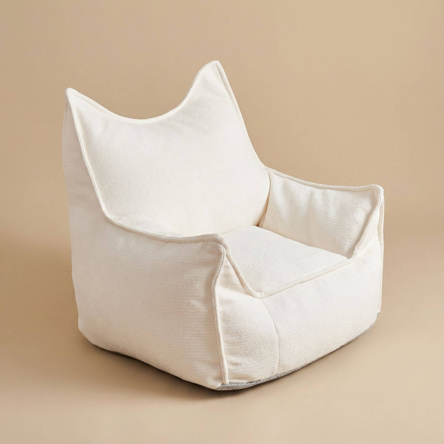 Pouf fauteuil petit | Nomaï Blanc