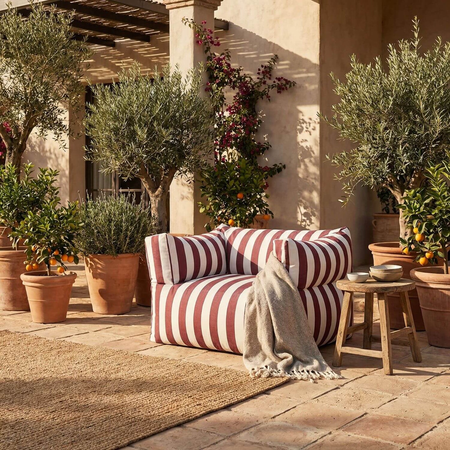 Pouf fauteuil pour extérieur | Nomaï