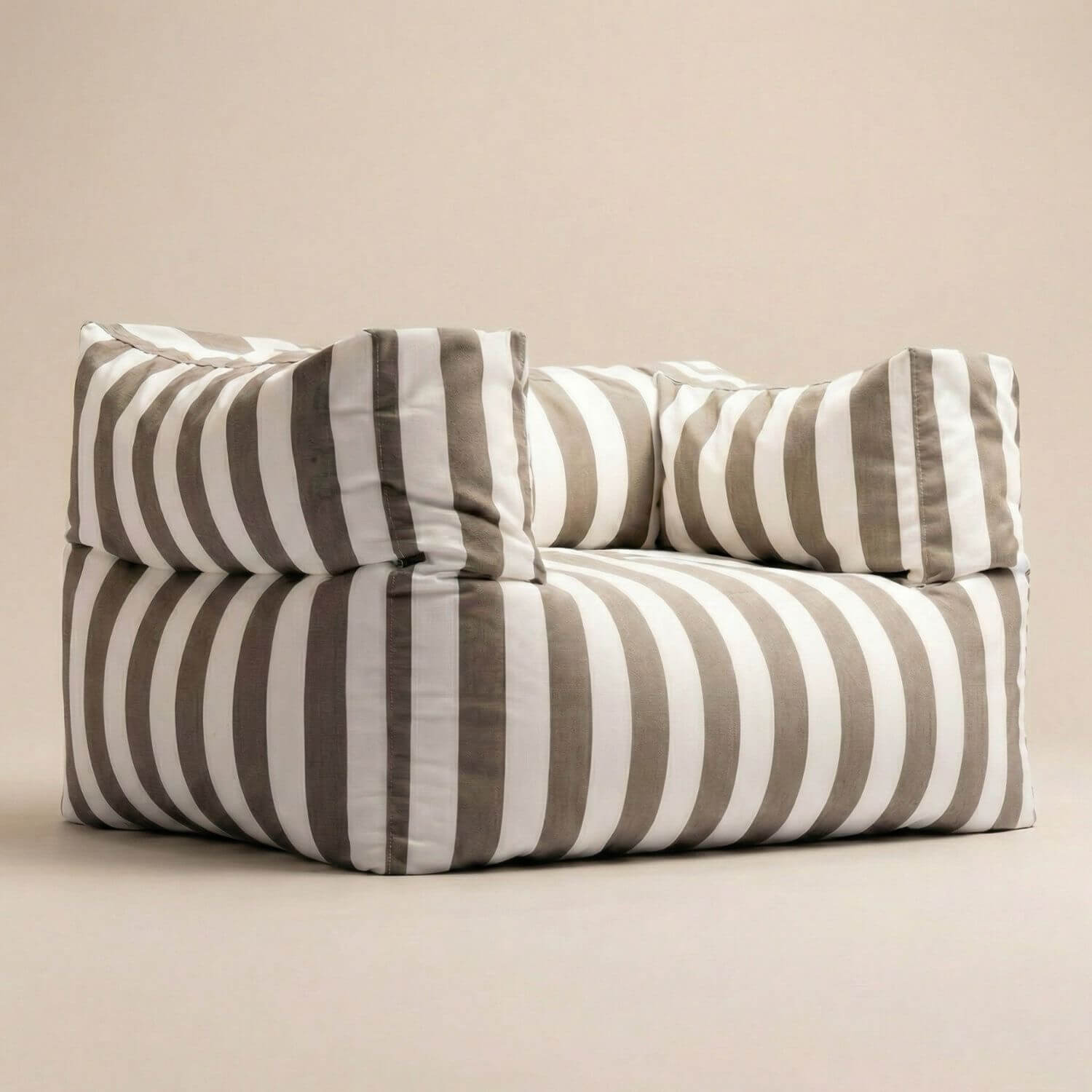 Pouf fauteuil pour extérieur | Nomaï Beige