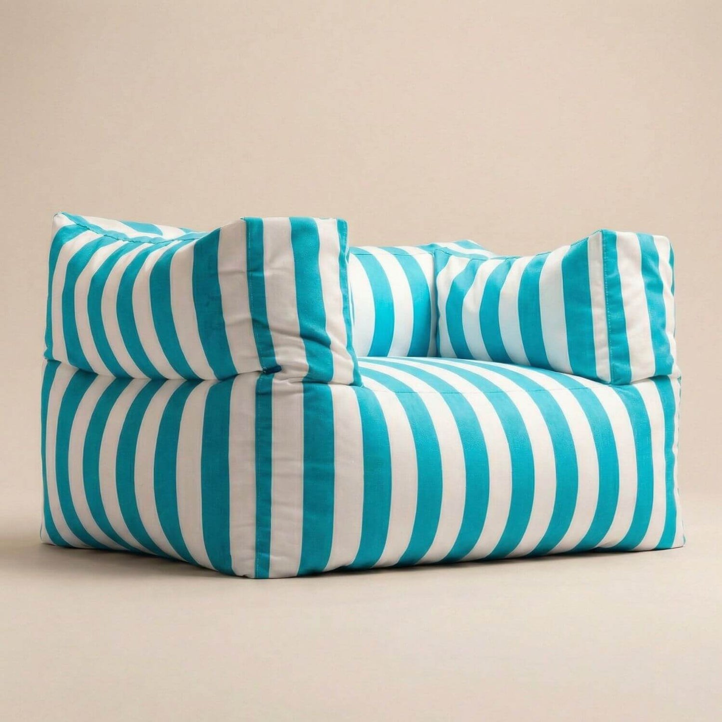 Pouf fauteuil pour extérieur | Nomaï Bleu ciel