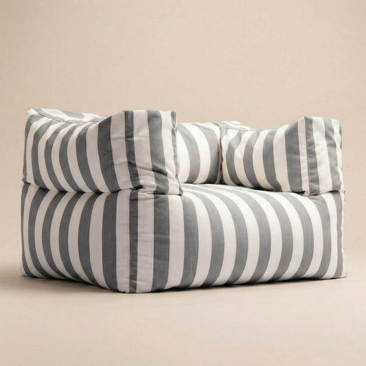Pouf fauteuil pour extérieur | Nomaï Gris clair