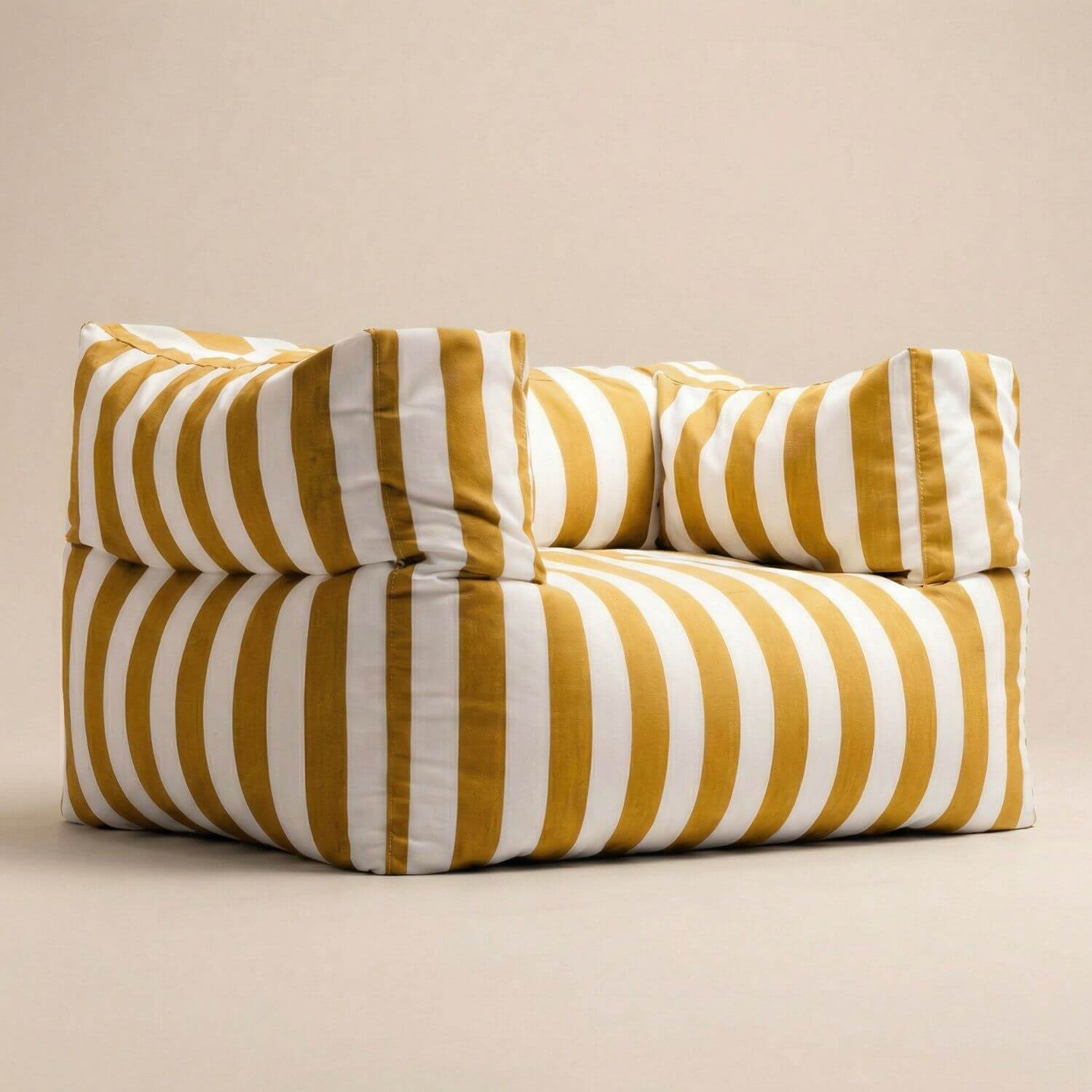 Pouf fauteuil pour extérieur | Nomaï Jaune