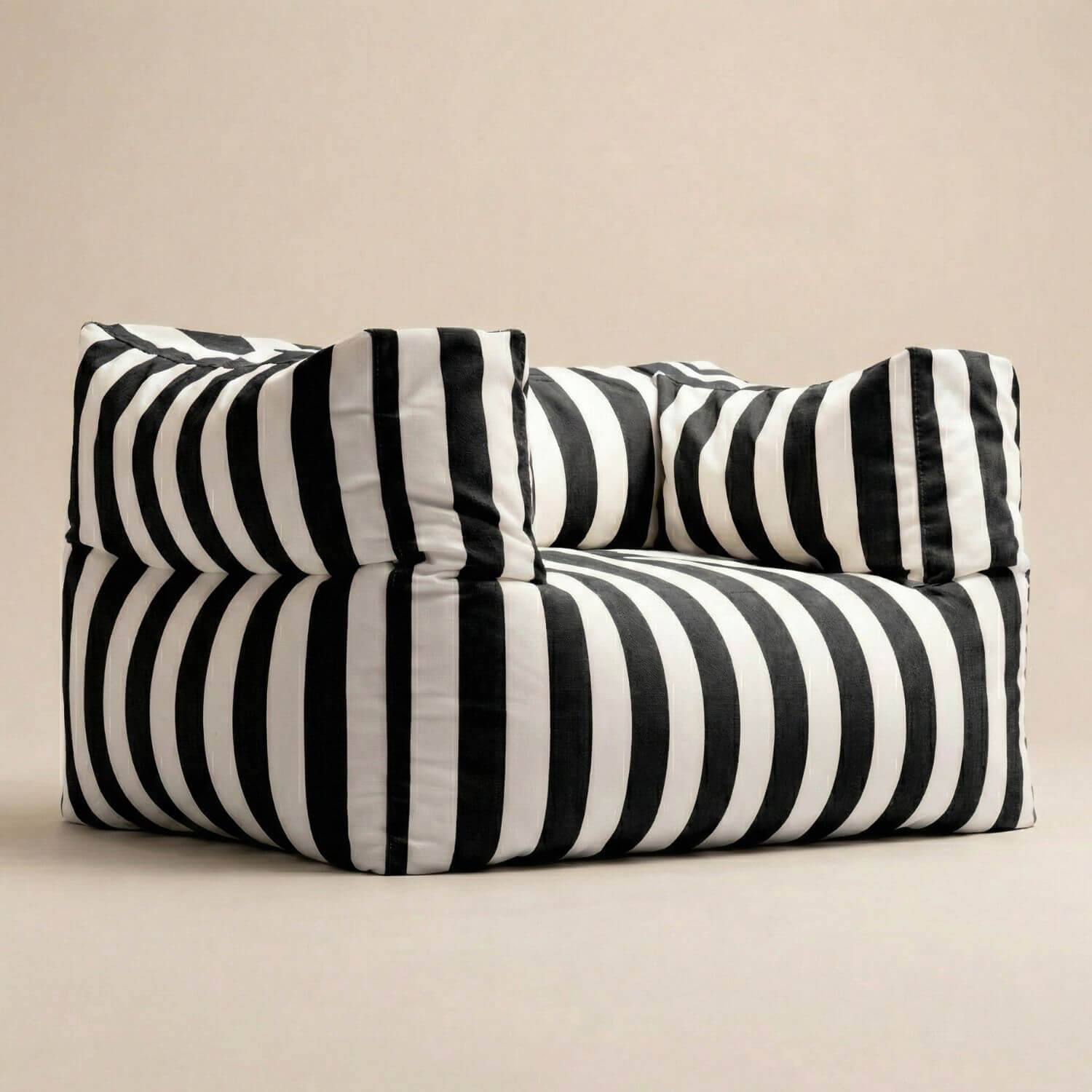 Pouf fauteuil pour extérieur | Nomaï Noir