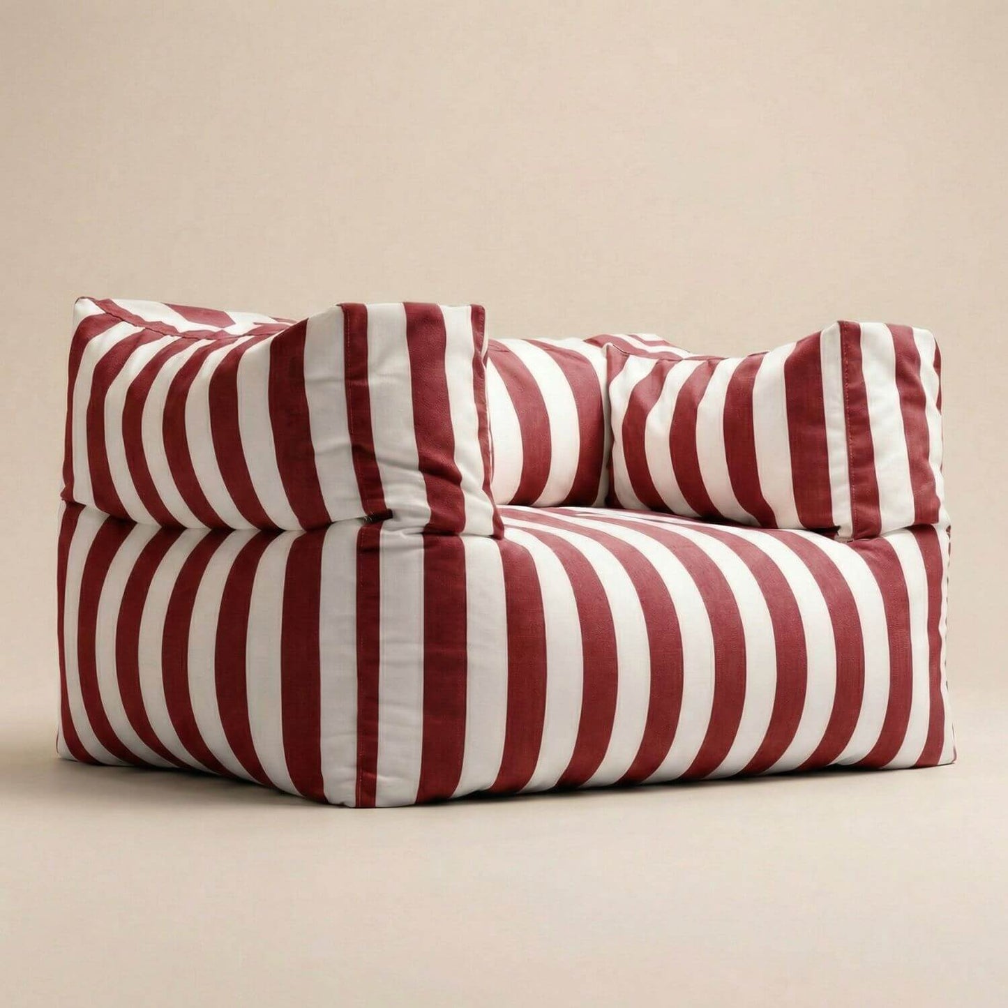 Pouf fauteuil pour extérieur | Nomaï Rouge