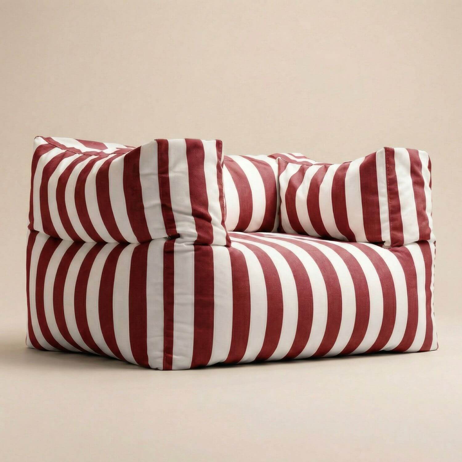 Pouf fauteuil pour extérieur | Nomaï Rouge
