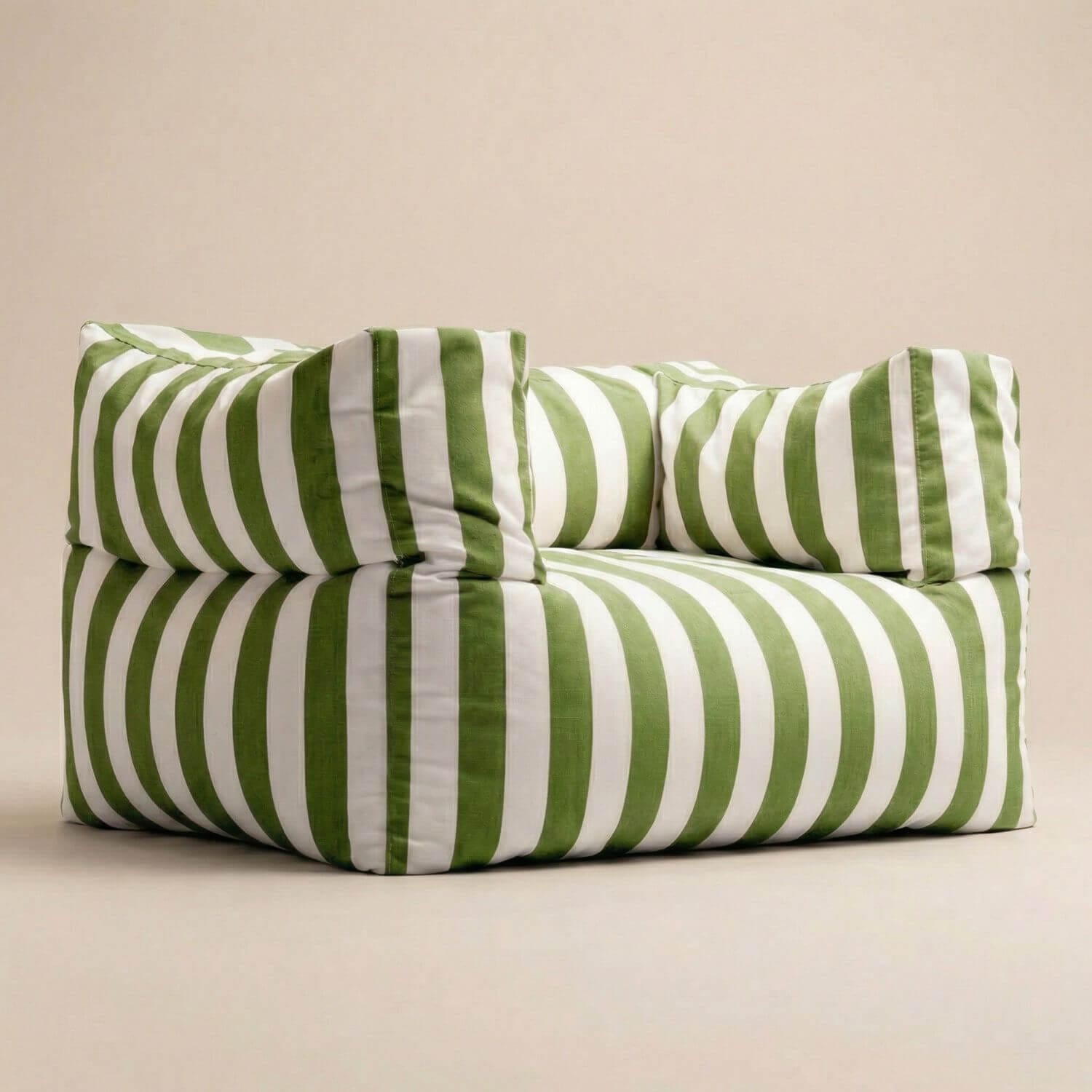 Pouf fauteuil pour extérieur | Nomaï Vert clair