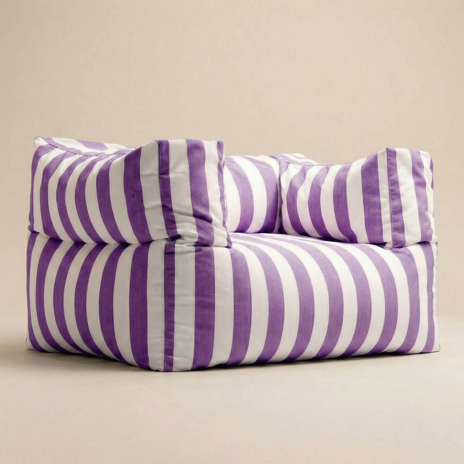 Pouf fauteuil pour extérieur | Nomaï Violet