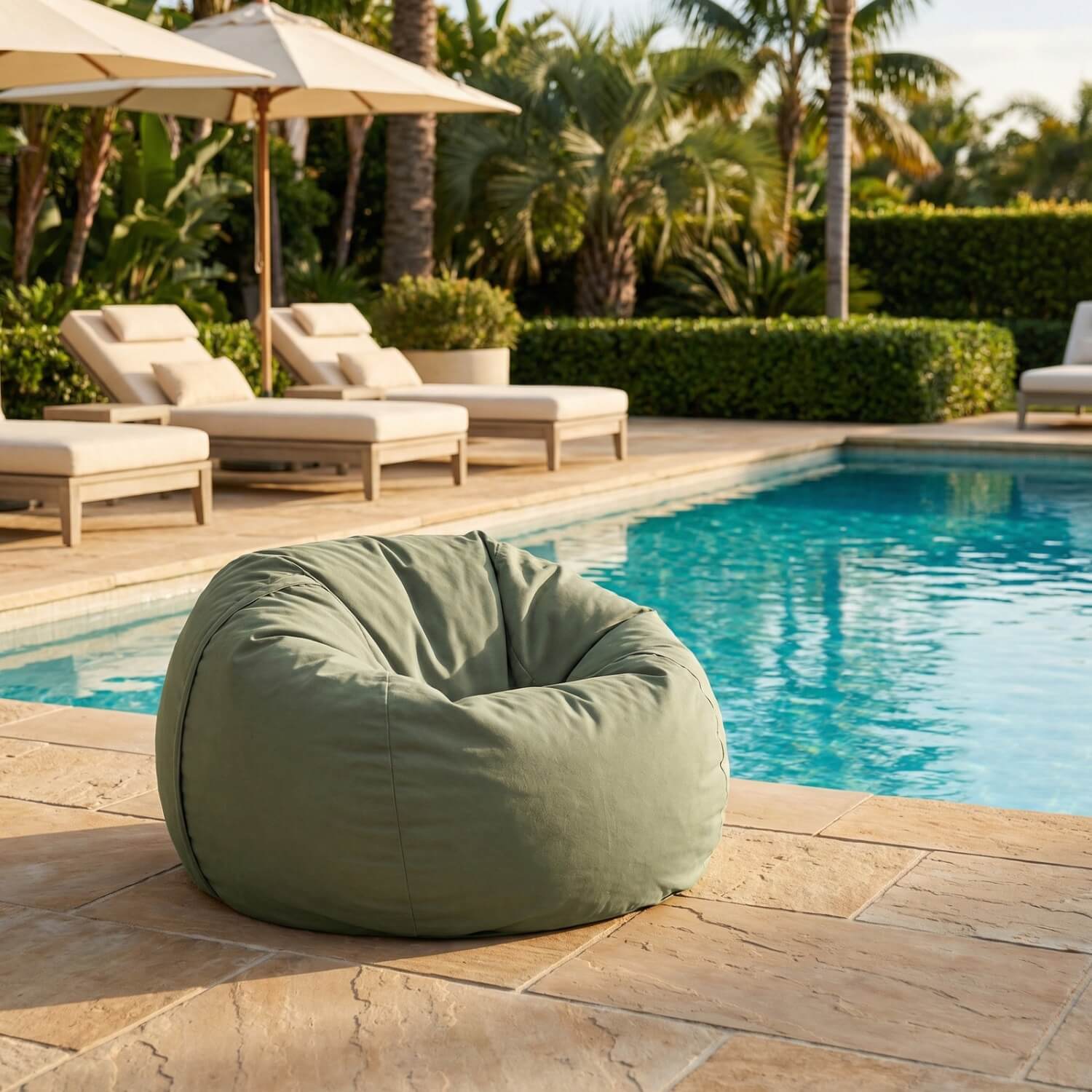 Pouf imperméable extérieur | Nomaï