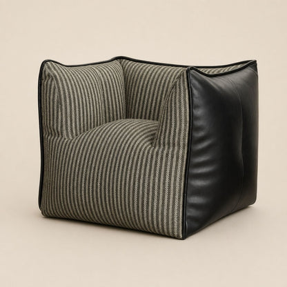 NESTA | Pouf lounge bimatière | Nomaï – image 3