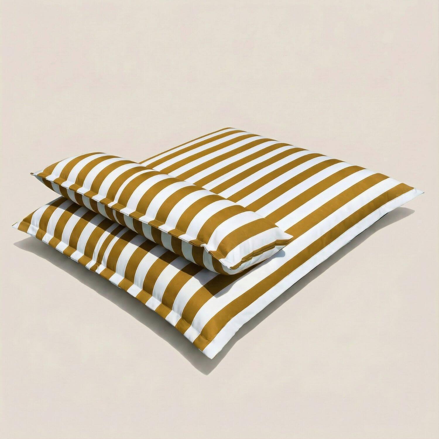 Pouf piscine rayé | Nomaï