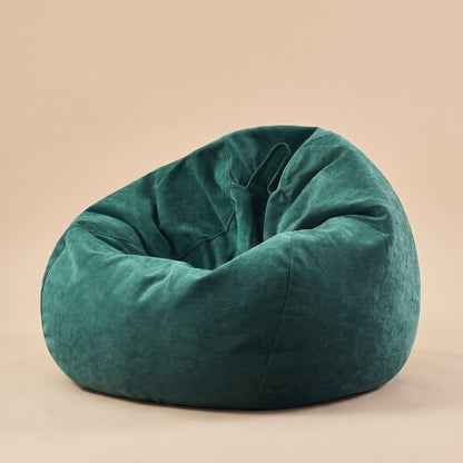 FLOW | Pouf poire chenille | Nomaï – Vert foncé