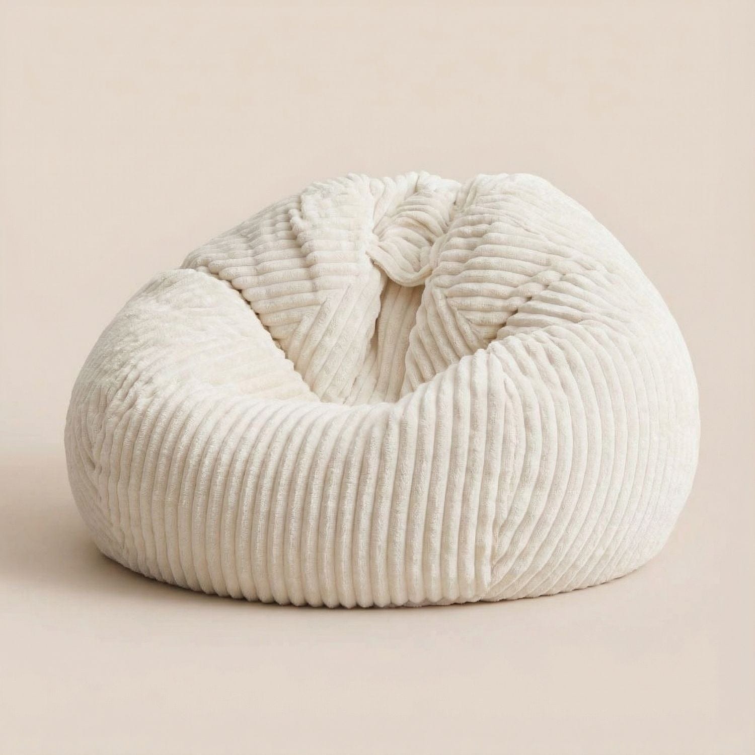 Pouf poire confortable | Nomaï Beige