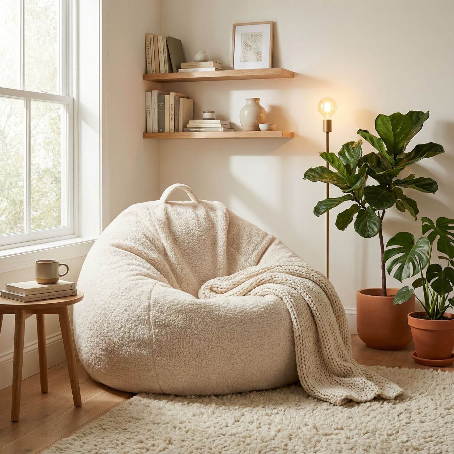 Pouf poire doux | Nomaï