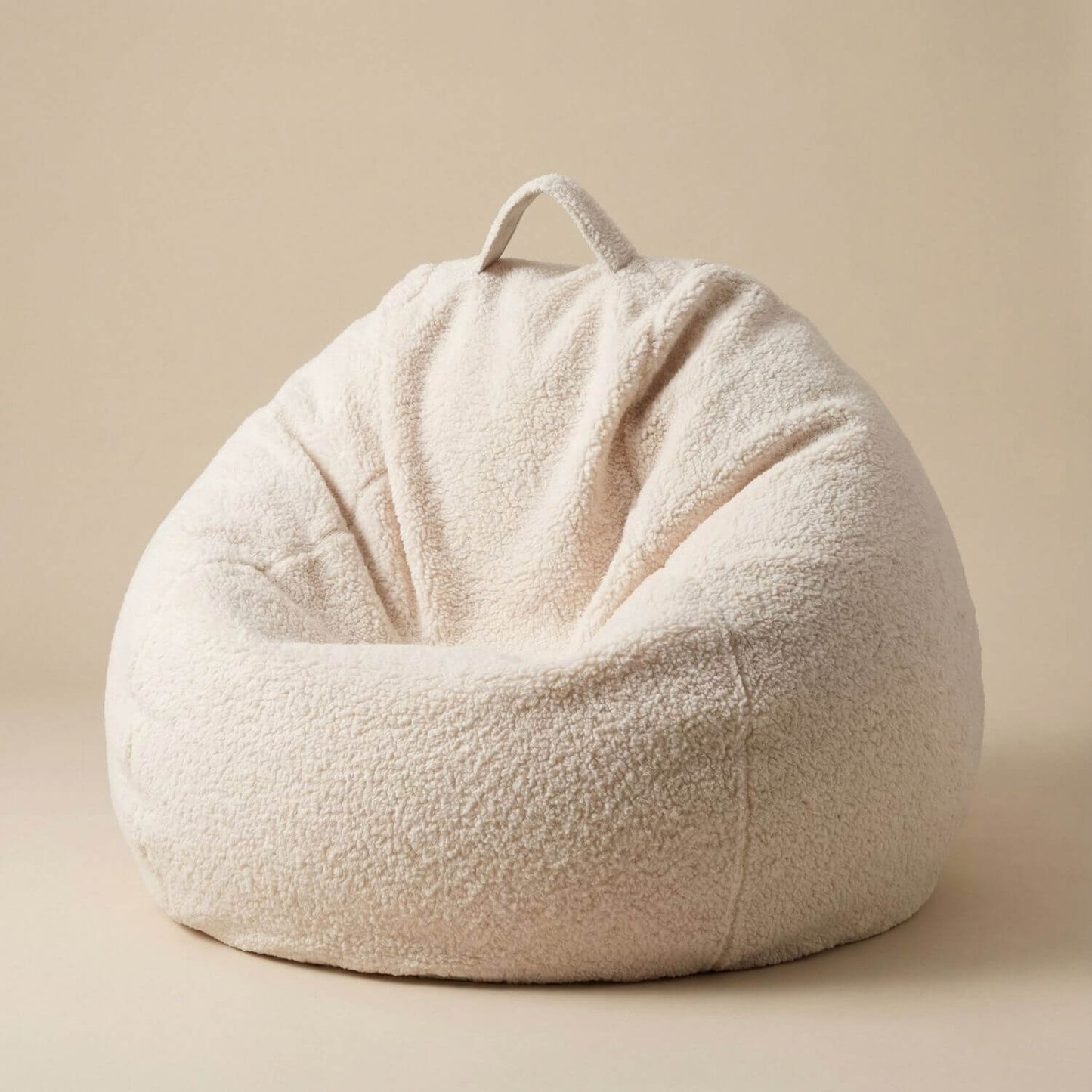Pouf poire doux | Nomaï Beige