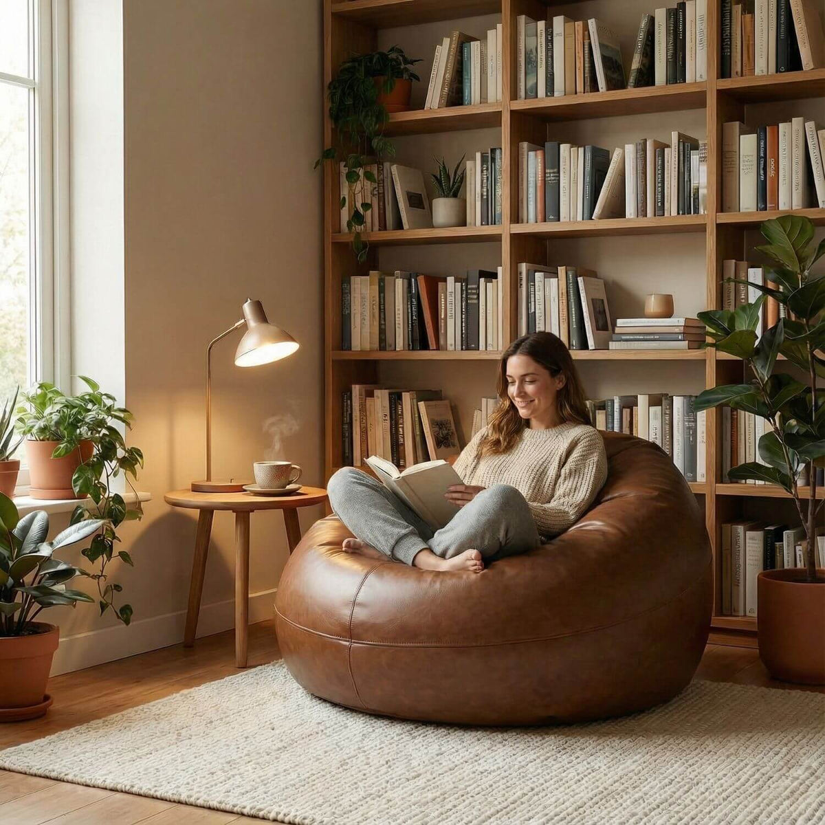 Pouf poire géant rond | Nomaï